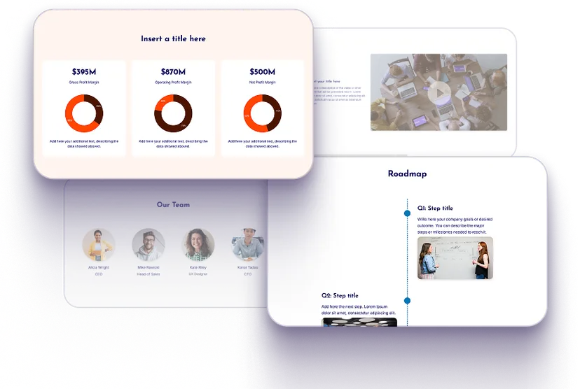 Bussiness slide templates